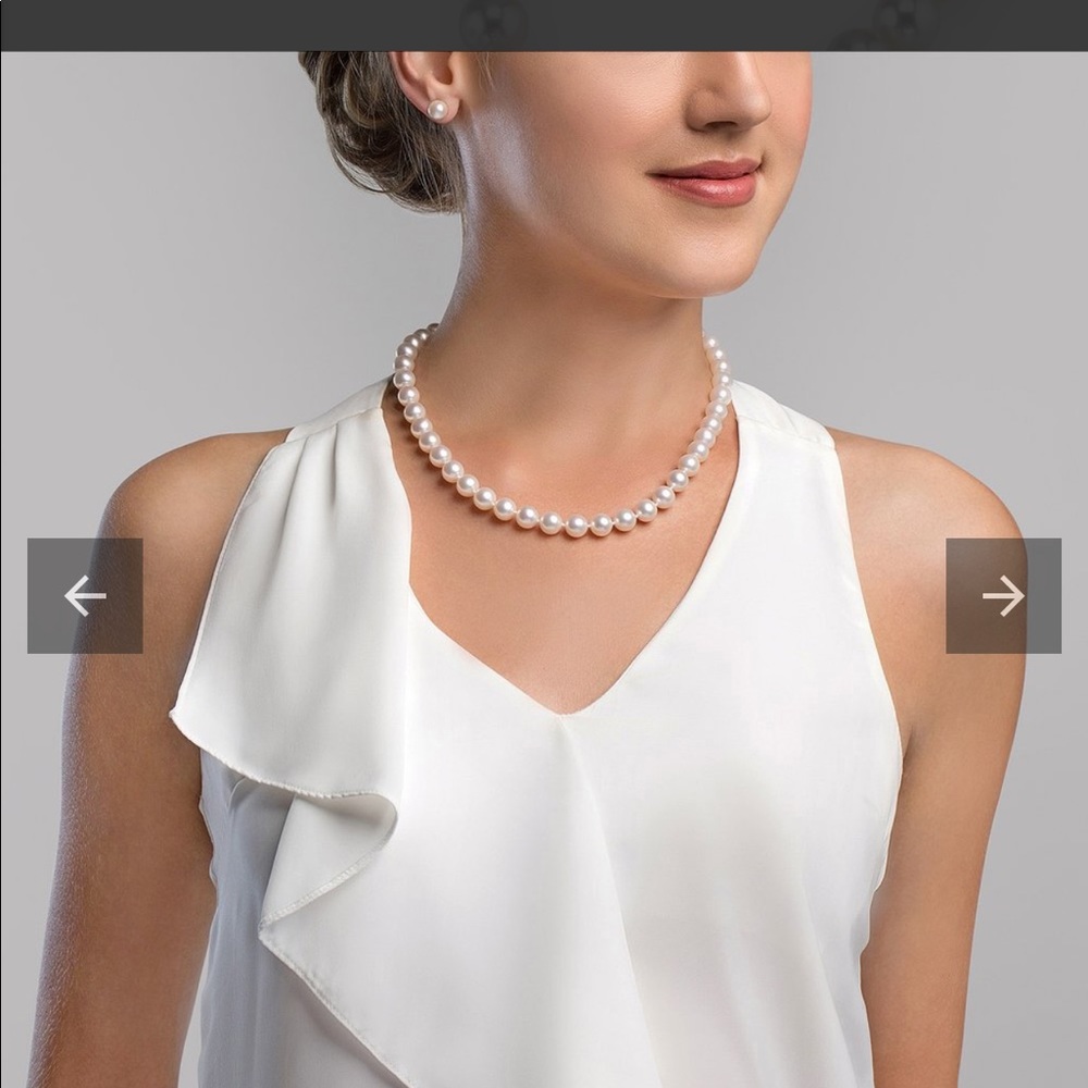 The Pearl Source Akoya Pearl Necklace